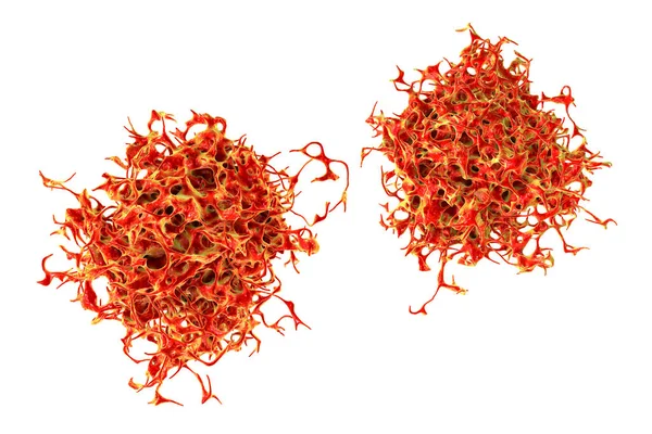 Célula Cancerígena Célula Tumoral Maligna Ilustração — Fotografia de Stock