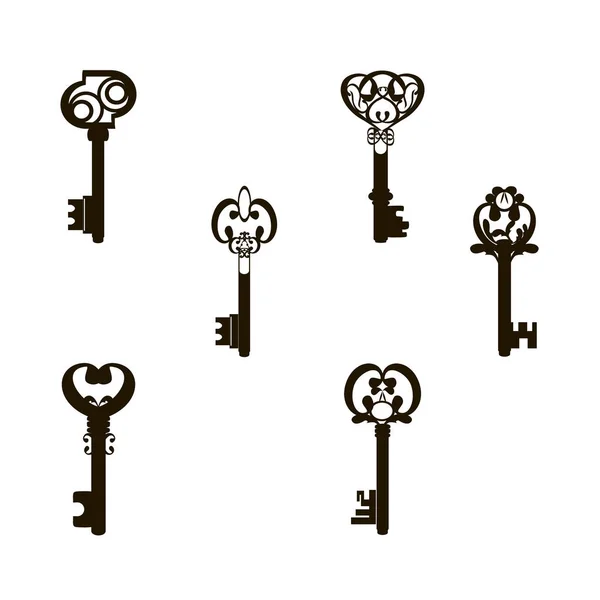 House key vector icon Stock Vector