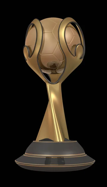 Taça Troféu Renderização — Fotografia de Stock