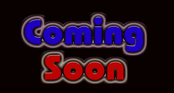 Coming soon message illustration