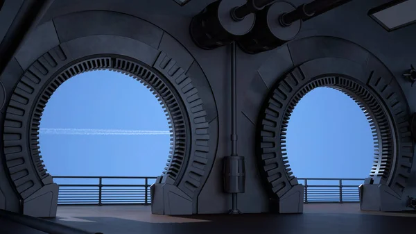 Weltraumumgebung, bereit für die Zusammenstellung Ihrer Charaktere. 3D-Rendering — Stockbild Weltraumumgebung Bereit Für Die Zusammenstellung Ihrer Charaktere Rendering — Stockfoto