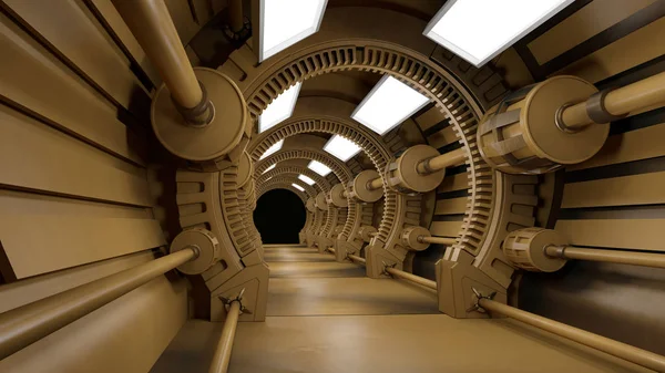 Weltraumumgebung, bereit für die Zusammenstellung Ihrer Charaktere. 3D-Rendering — Stockbild Weltraumumgebung Bereit Für Die Zusammenstellung Ihrer Charaktere Rendering — Stockfoto