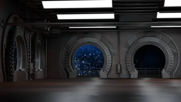 Uzay ortamı, karakterlerinizi oluşturmaya hazır. 3D görüntüleme
