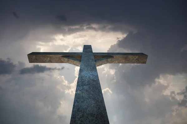 Christian cross 3d rendering — Stock Photo, Image