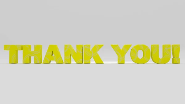 Thank You sign 3d rendering — Stock Photo, Image