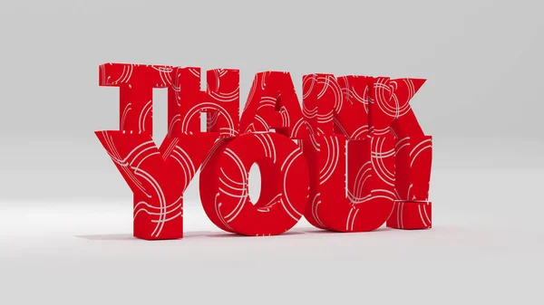 Thank You sign 3d rendering — Stock Photo, Image