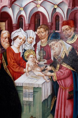 Güzel Sanatlar Müzesi. İsa 'nın sünneti. 15. yüzyıl. Lyon. Fransa.