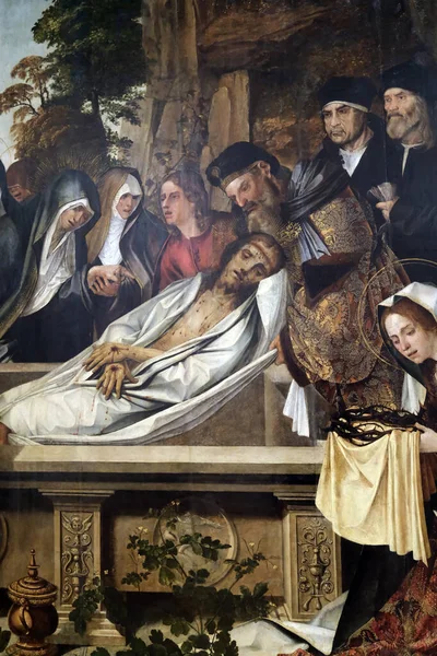 Ulusal Antik Sanat Müzesi. Mezar Odası. Cristavo de Figueiredo. 65. yüzyıl. Meşe üzerine yağ paneli.