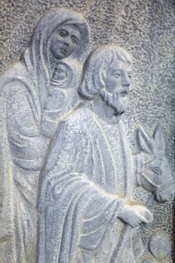 Tan Hoa Kilisesi. Mısır 'a Uçuş. Kutsal Aile. Ho Chi Minh Şehri. Vietnam.