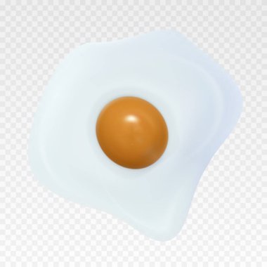 Beyaz siyah arka planda izole kızarmış yumurta