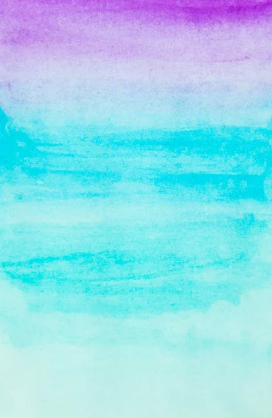 Aquarela na cor roxa e azul para abstrato e fundo — Fotografia de Stock