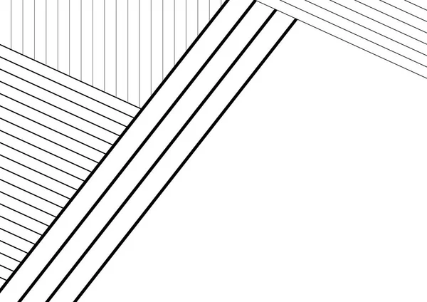 Abstrakt svart och vit rand bakgrund — Stock vektor