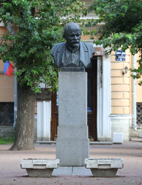 Monumento Lenin Prospettiva Kamennoostrovsky San Pietroburgo Russia Ottobre 2018 — Foto Stock