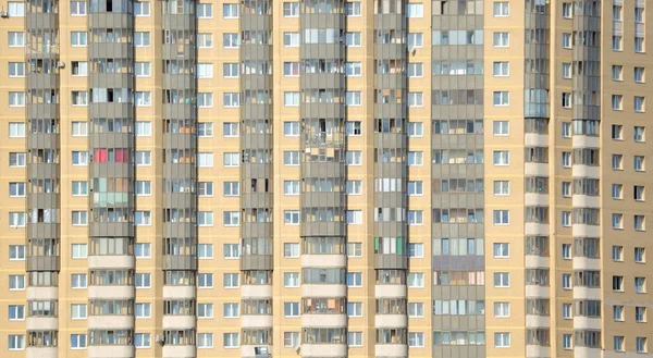 Фасад Багатоквартирного Будинку Широшкіх Стрілков Ulitsa Санкт Петербург Росія 2018 — стокове фото