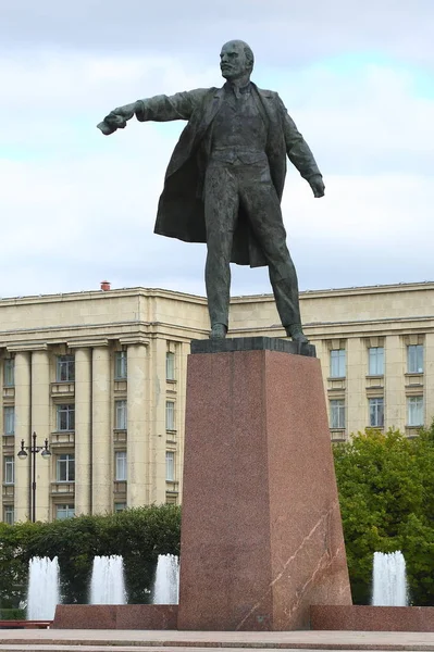 Monument Lénine Perspective Moskovski Saint Pétersbourg Russie Septembre 2019 — Photo