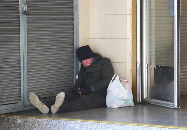 Beggar Street Nevsky Prospect Petersburg Russia October 2019 — Stock Photo, Image