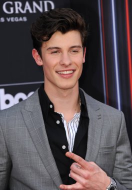 20 Mayıs 2018 Mgm Grand Garden Arena Las Vegas, ABD şarkıcı Shawn Mendes 2018 Billboard Müzik Ödülleri'nde düzenlenen.