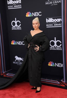 20 Mayıs 2018 Mgm Grand Garden Arena Las Vegas, ABD şarkıcı Christina Aguilera 2018 Billboard Müzik Ödülleri'nde düzenlenen.
