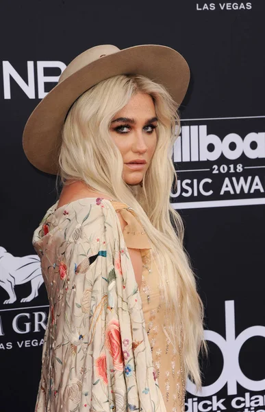 Cantor Kesha 2018 Billboard Music Awards Realizada Mgm Grand Garden — Fotografia de Stock