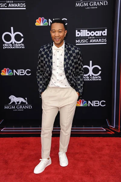 Hudebník John Legend Roce 2018 Billboard Music Awards Konaného Mgm — Stock fotografie