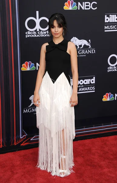 Cantante Camila Cabello 2018 Billboard Music Awards Celebrado Mgm Grand —  Fotos de Stock