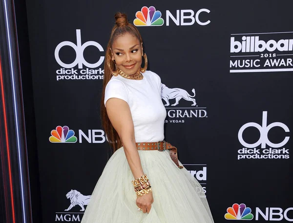 Cantora Janet Jackson Billboard Music Awards 2018 Realizado Mgm Grand — Fotografia de Stock