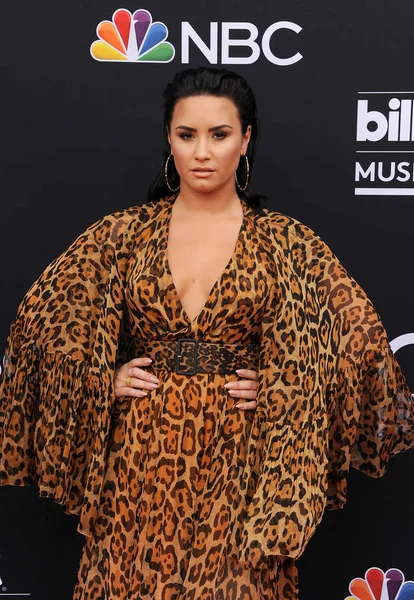 Zpěvačka Demi Lovato Roce 2018 Billboard Music Awards Konaného Mgm — Stock fotografie