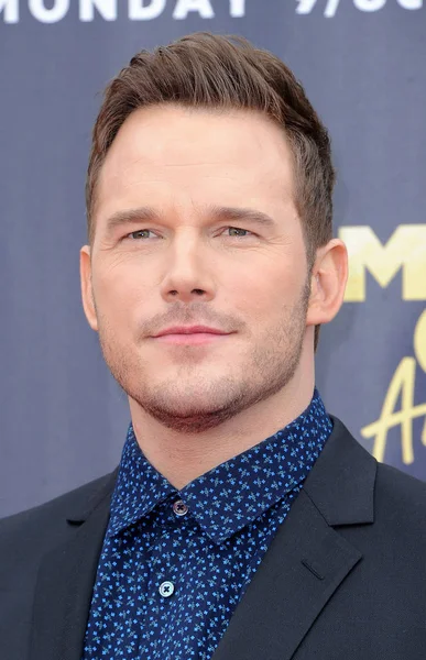 16 Haziran 2018 Santa Monica, ABD Barker hangarda Chris Pratt 2018 Mtv film ve Televizyon Ödülleri'nde düzenlenen.