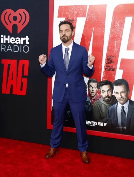aktör Jake Johnson Los Angeles şehrinde premiere 'etiketinin Regency köyü tiyatro Westwood, ABD 7 Haziran 2018 düzenlenen'.
