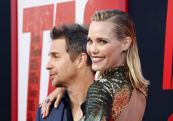 'etiketinin Regency köyü tiyatro Westwood, ABD 7 Haziran 2018 düzenlenen' aktörler Leslie Bibb ve Sam Rockwell, Los Angeles premiere.