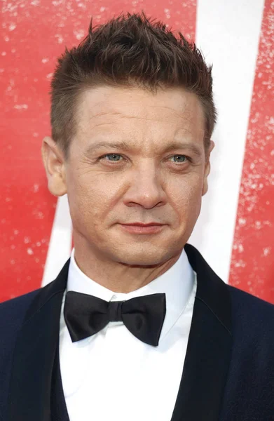 Acteur Jeremy Renner Première Los Angeles Tag Tenue Regency Village — Photo