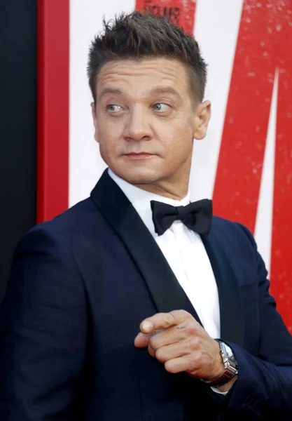 Acteur Jeremy Renner Première Los Angeles Tag Tenue Regency Village — Photo