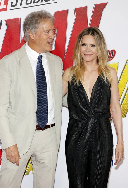 Michelle Pfeiffer David Kelley Estreno Los Ángeles Ant Man Wasp — Foto de Stock