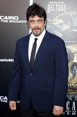 Benicio del Toro Los Angeles galasında ' Sicario: Soldado gün ' 26 Haziran 2018 üzerinde Regency köyü tiyatro Westwood, ABD'de düzenlenen.