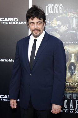 Benicio del Toro Los Angeles galasında ' Sicario: Soldado gün ' 26 Haziran 2018 üzerinde Regency köyü tiyatro Westwood, ABD'de düzenlenen.