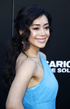 Aimee Garcia Los Angeles galasında ' Sicario: Soldado gün ' 26 Haziran 2018 üzerinde Regency köyü tiyatro Westwood, ABD'de düzenlenen.
