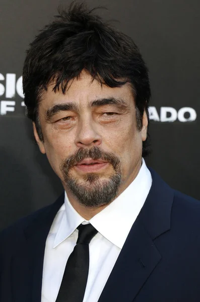 Benicio Del Toro Bij Los Angeles Premiere Van Sicario Dag — Stockfoto