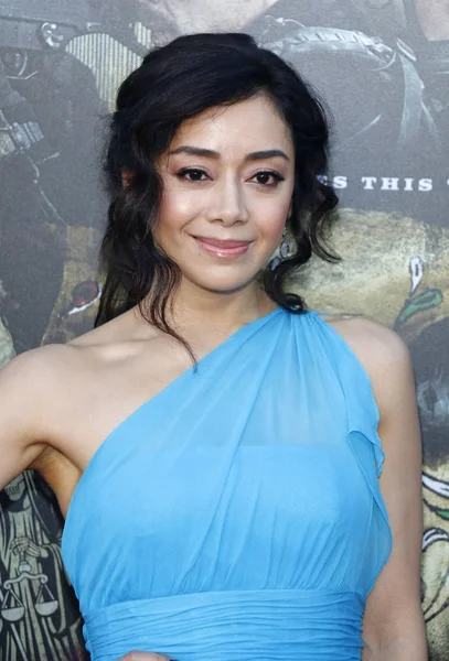 Aimee Garcia Los Angeles galasında ' Sicario: Soldado gün ' 26 Haziran 2018 üzerinde Regency köyü tiyatro Westwood, ABD'de düzenlenen.
