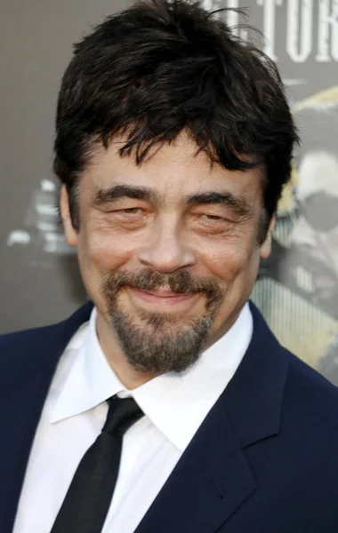 Ator Benicio Del Toro Estréia Los Angeles Sicario Day Soldado — Fotografia de Stock