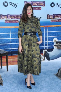 Kathryn Hahn Dünya galasında ' Hotel Transylvania 3: yaz tatili ' 30 Haziran 2018 Regency köyü tiyatro Westwood, ABD'de düzenlenen.