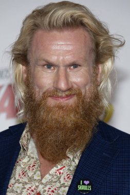 aktör Rune Temte, Los Angeles premiere 'Ant-Man ve Hollywood, ABD El Capitan Tiyatrosunda 25 Haziran 2018 düzenlenen Wasp' in.