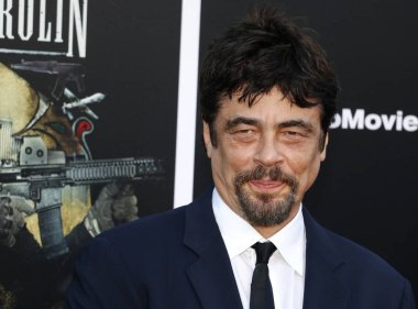 aktör Benicio del Toro, Los Angeles premiere ' Sicario: Soldado gün ' 26 Haziran 2018 üzerinde Regency köyü tiyatro Westwood, ABD'de düzenlenen.