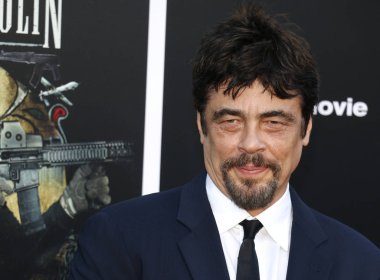 aktör Benicio del Toro, Los Angeles premiere ' Sicario: Soldado gün ' 26 Haziran 2018 üzerinde Regency köyü tiyatro Westwood, ABD'de düzenlenen.