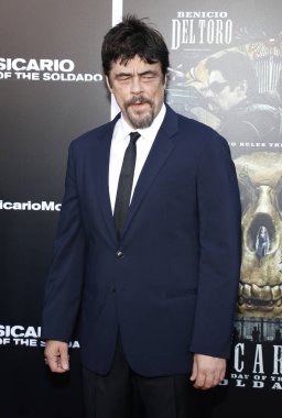 aktör Benicio del Toro, Los Angeles premiere ' Sicario: Soldado gün ' 26 Haziran 2018 üzerinde Regency köyü tiyatro Westwood, ABD'de düzenlenen.