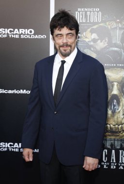 aktör Benicio del Toro, Los Angeles premiere ' Sicario: Soldado gün ' 26 Haziran 2018 üzerinde Regency köyü tiyatro Westwood, ABD'de düzenlenen.
