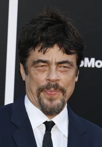 Skådespelaren Benicio Del Toro Los Angeles Premiär Sicario Dag Soldado — Stockfoto