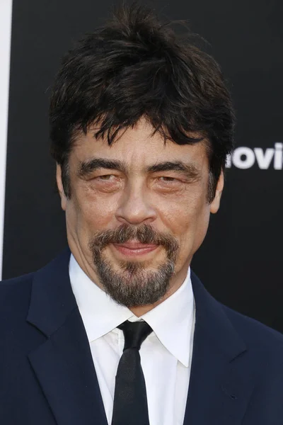 Schauspieler Benicio Del Toro Bei Der Los Angeles Premiere Von — Stockfoto