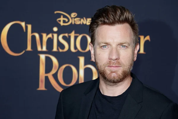 Actor Ewan Mcgregor Los Angeles Premiere Christopher Robin Held Walt — Stock Photo, Image