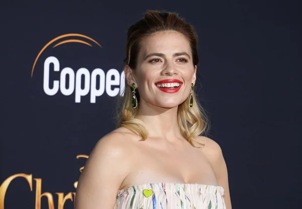 Actress Hayley Atwell Los Angeles Premiere Christopher Robin Held Walt — Stock Photo, Image