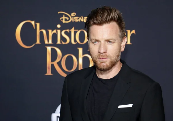 Actor Ewan Mcgregor Los Angeles Premiere Christopher Robin Held Walt — Stock Photo, Image